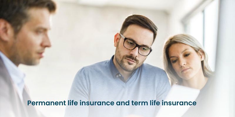 Permanent life insurance and term life insurance